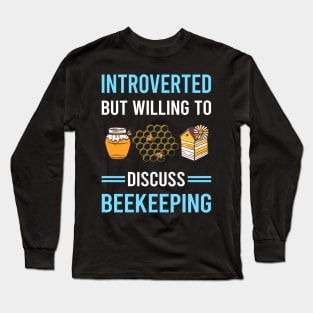 Introverted Beekeeping Beekeeper Apiculture Long Sleeve T-Shirt